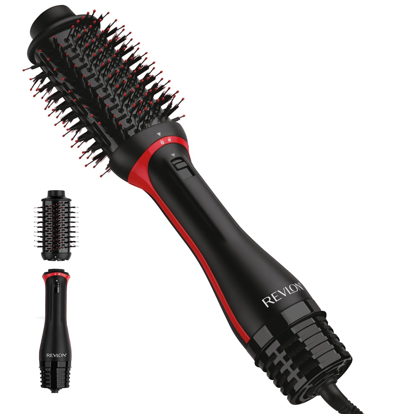 REVLON One-Step Volumizer Hair Dryer and Styler – Easy Salon-Style Blowouts – Less Frizz, More Shine, and Reduced Heat Damage, for All Hair Types and Lengths (Black)