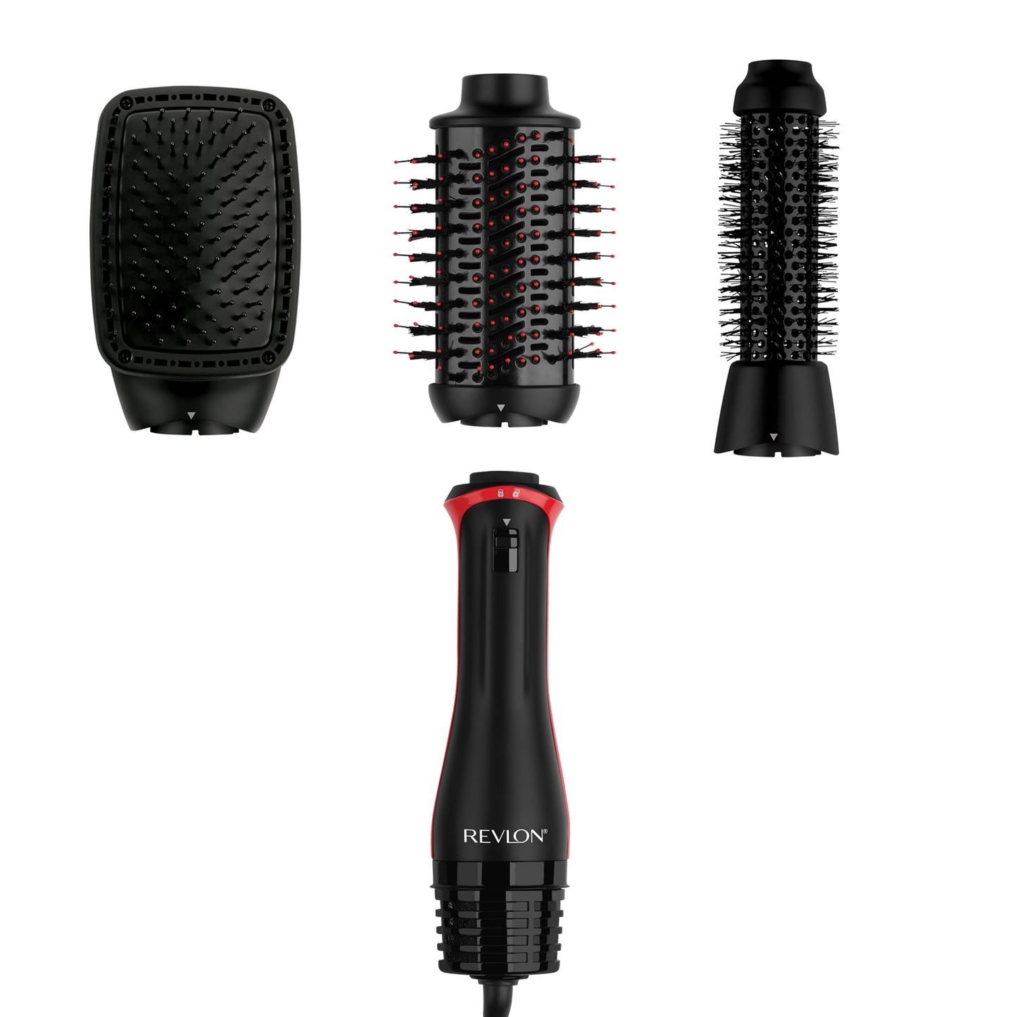 REVLON One-Step Volumizer Hair Dryer and Styler – Easy Salon-Style Blowouts – Less Frizz, More Shine, and Reduced Heat Damage, for All Hair Types and Lengths (Black)